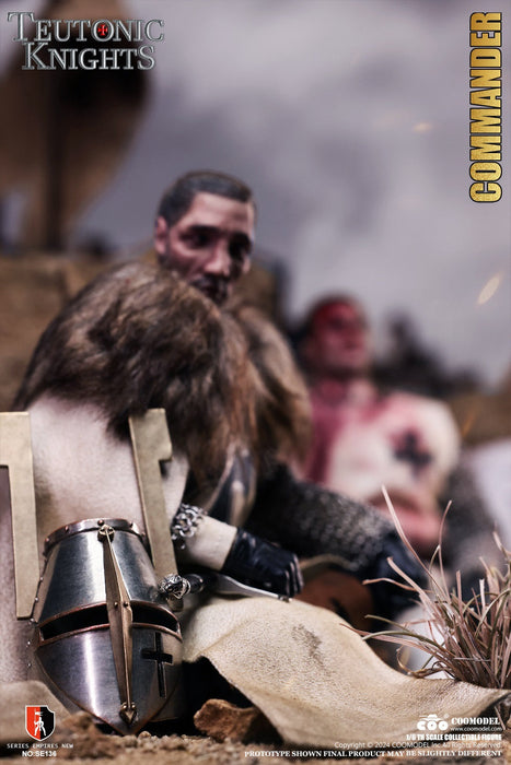 In-stock 1/6 COOMODEL Teutonic Knights SE135 SE136 (WHITE BRONZE VER)