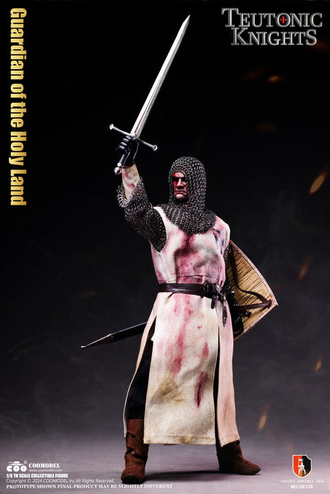 In-stock 1/6 COOMODEL Teutonic Knights SE135 SE136 (WHITE BRONZE VER)