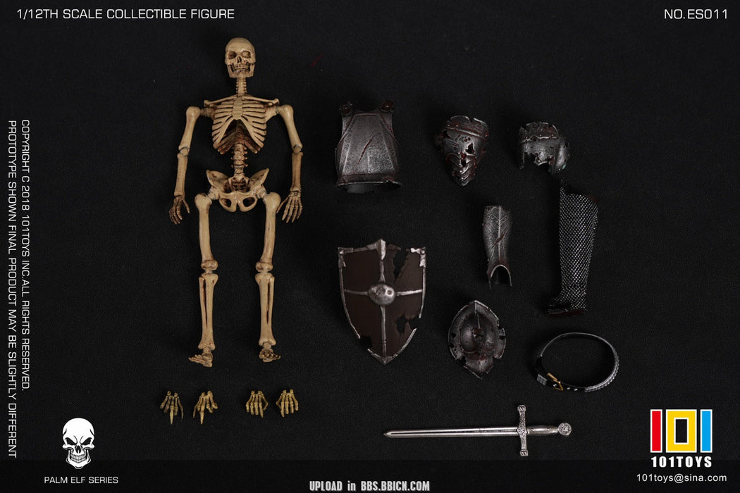 In-stock 1/12 101TOYS PALM ELF SERIES- Skeleton Medieval Knight ES010~ES012