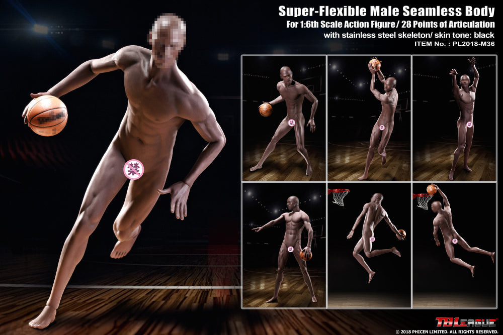 In-stock TBLeague 1/6th Super-Flexible Male Seamless Body M36 PL2018-M36 (Censored)