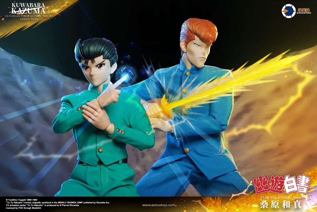 In-stock 1/6 ASMUS TOYS YUYU004A Yu Yu Hakusho Kazuma Kuwabara Figure