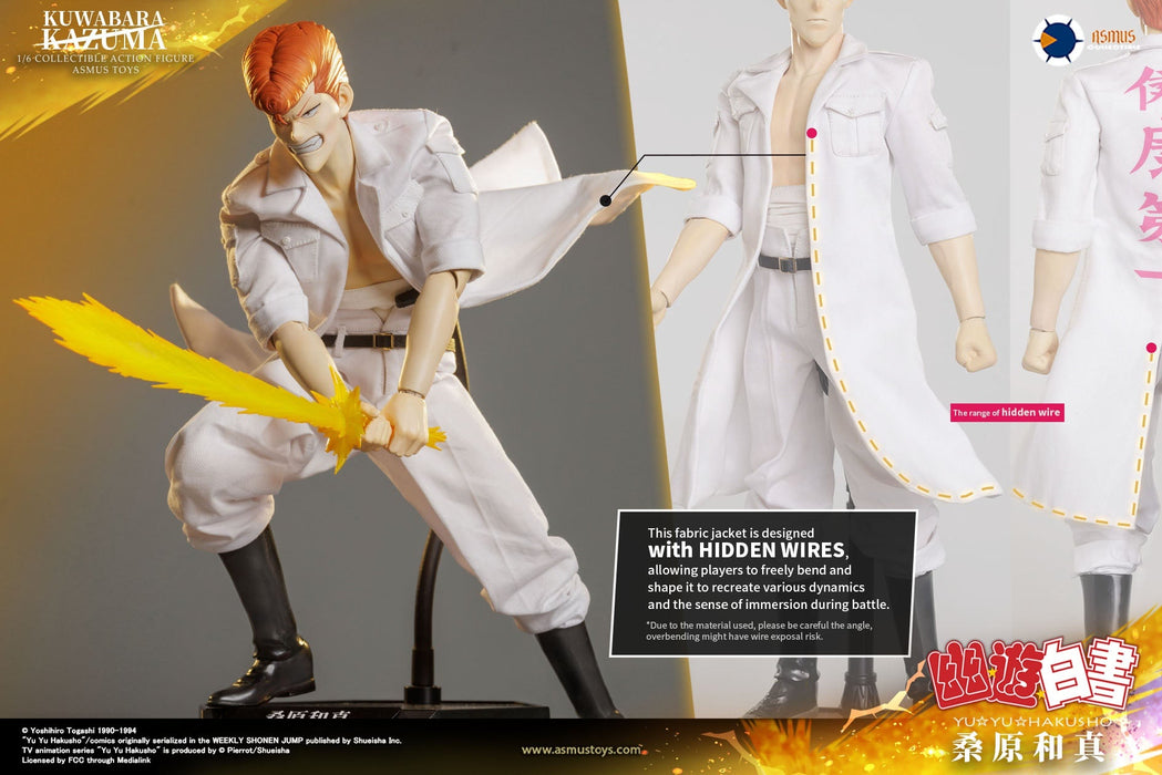 In-stock 1/6 ASMUS TOYS YUYU004A Yu Yu Hakusho Kazuma Kuwabara Figure