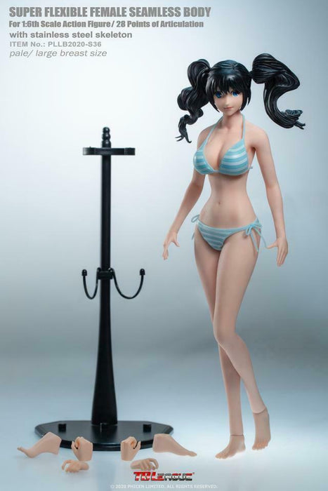 In-stock 1/6 TBLeague Anime Girls S36 S37 Pale Seamless Figure (w/ head) (Censored)