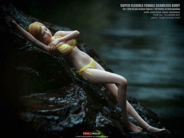 In-stock 1/6 TBLeague Anime Girls S36 S37 Pale Seamless Figure (w/ head) (Censored)