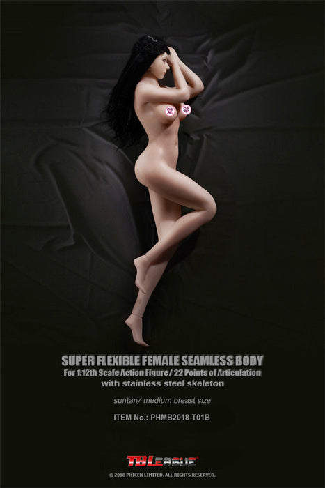 In-Stock TBLeague 1/12 Scale Female Seamless Body PHMB2018-T01(A/B) 6in Figure (Censored)