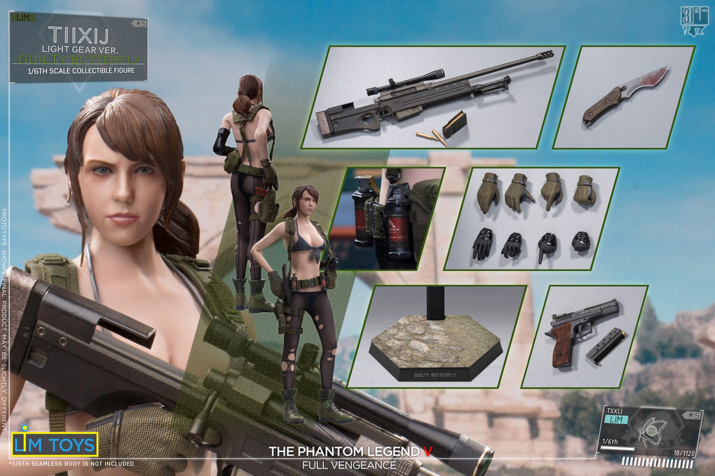 Pre-order 1/6 Scale LIMTOYS TIIXIJ GUILTY BUTTERFLY VER. (No body) Quiet B Deluxe