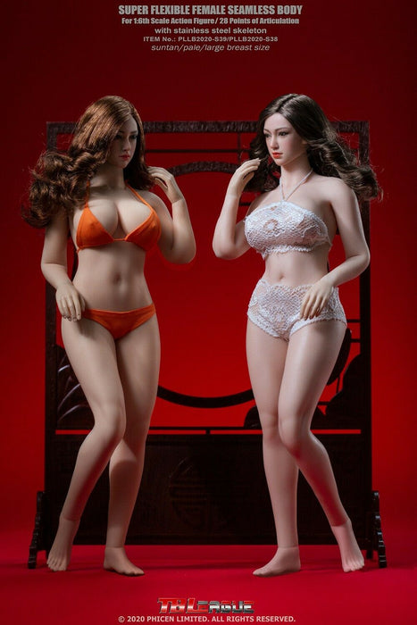 In-stock 1/6 TBLeague PLLB2020-S38 PLLB2020-S39 Plus Size Body W/ Head (Censored)