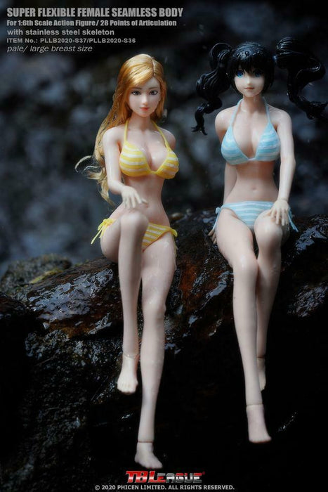 In-stock 1/6 TBLeague Anime Girls S36 S37 Pale Seamless Figure (w/ head) (Censored)