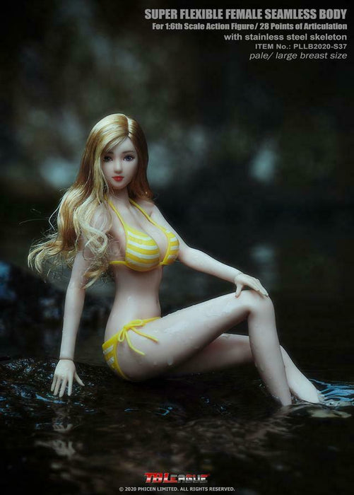 In-stock 1/6 TBLeague Anime Girls S36 S37 Pale Seamless Figure (w/ head) (Censored)