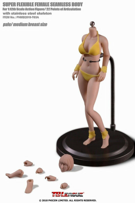 In-stock 1/12 TBLeague Female Seamless Body PHMB2019-T03 (Censored)