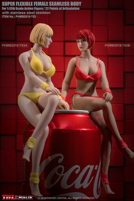 In-stock 1/12 TBLeague Female Seamless Body PHMB2019-T03 (Censored)