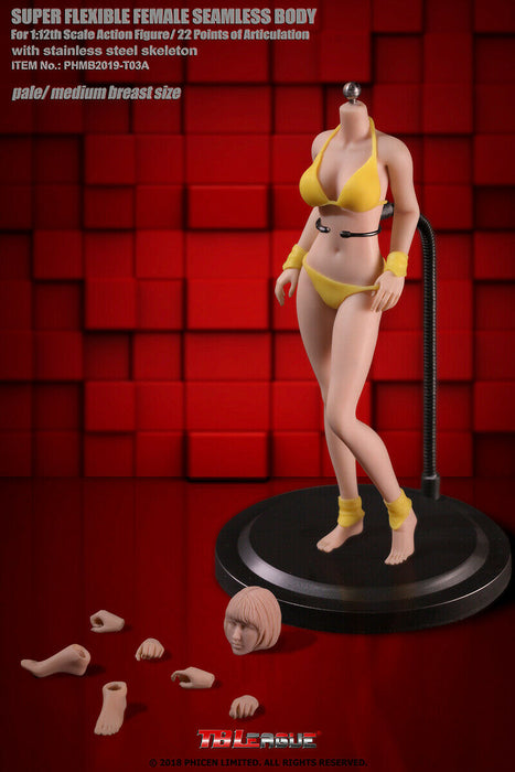 In-stock 1/12 TBLeague Female Seamless Body PHMB2019-T03 (Censored)