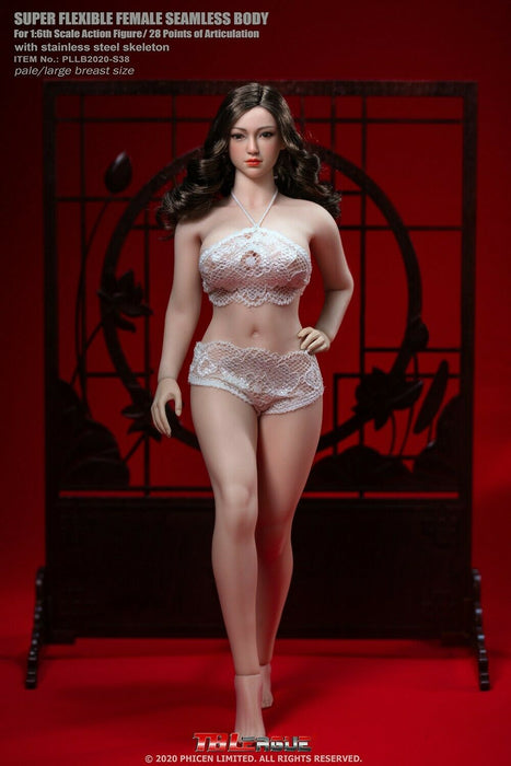In-stock 1/6 TBLeague PLLB2020-S38 PLLB2020-S39 Plus Size Body W/ Head (Censored)