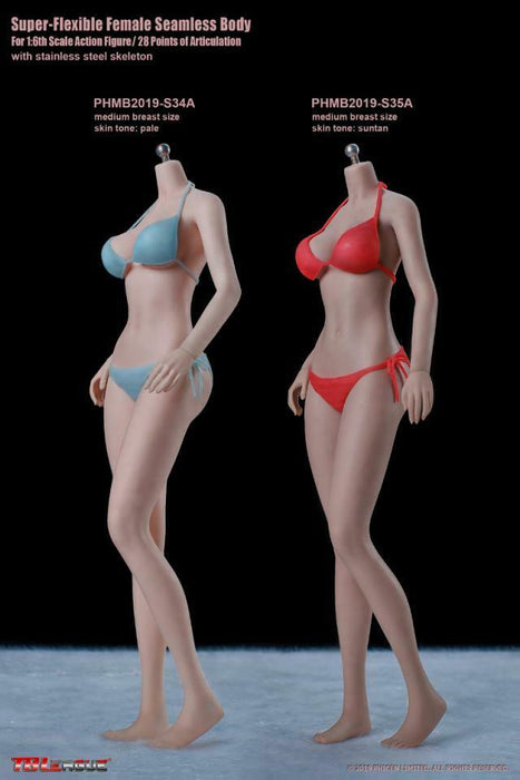 In-stock 1/6 TBLeague Phicen Teenage Girl S34A S35A Seamless Body (Censored)