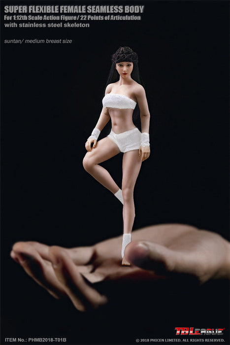 In-Stock TBLeague 1/12 Scale Female Seamless Body PHMB2018-T01(A/B) 6in Figure