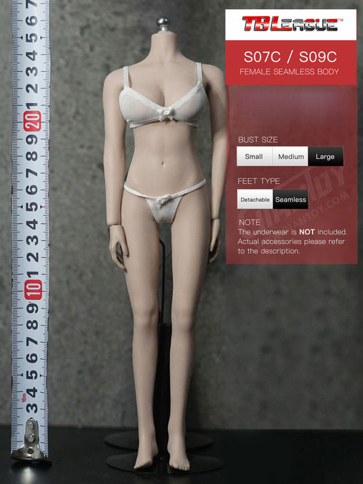 In-stock 1/6 TBLeague Phicen Standard S07C S09C Large Bust Seamless Body (Censored)