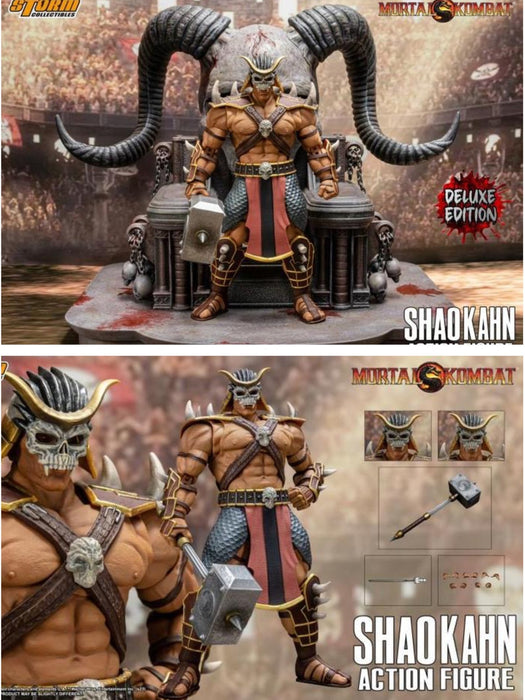 In-stock 1/12 Storm Collectibles Shao Kahn DCMK14/DCMK15 Action Figure