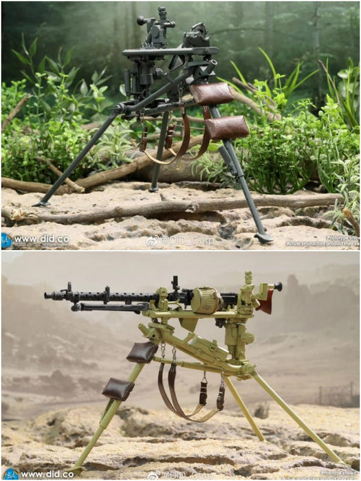 In-stock 1/6 DID E60069 Tripod For MG34 (Yellow/Green)