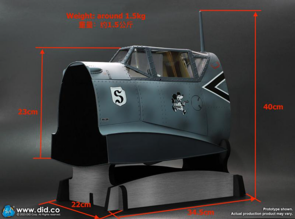 In-stock 1/6 DID WWII BF109 Cockpit E60065B