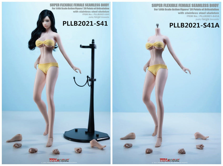 In-stock 1/6 TBLeague tall&slender PLLB2021-S40/S41 Seamless Body (w/head) (Censored)
