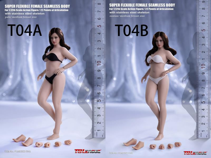 In-stock 1/12 TBLeague PLMB2022-T04 Female Plump Seamless Action Figure (Censored)