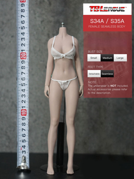 In-stock 1/6 TBLeague Phicen Teenage Girl S34A S35A Seamless Body (Censored)