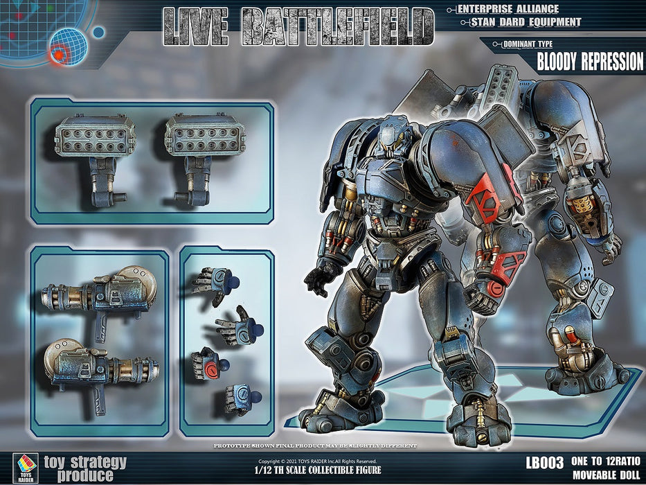 In-stock 1/12 Toy Strategy Live Battlefield LB001/LB002/LB003