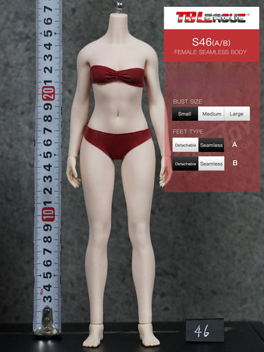 In-stock 1/6 TBLeague PLSB2021-S46A/S46B Seamless Body (Censored)