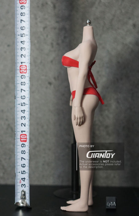 In-stock 1/6 TBLeague European Female Seamless Body Undetachable Feet S42A S43A (Censored)