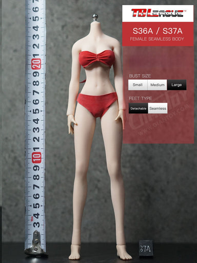 In-stock 1/6 TBLeague Anime Girls S36A S37A Hour-glass Large-Bust Seamless Body (Censored)