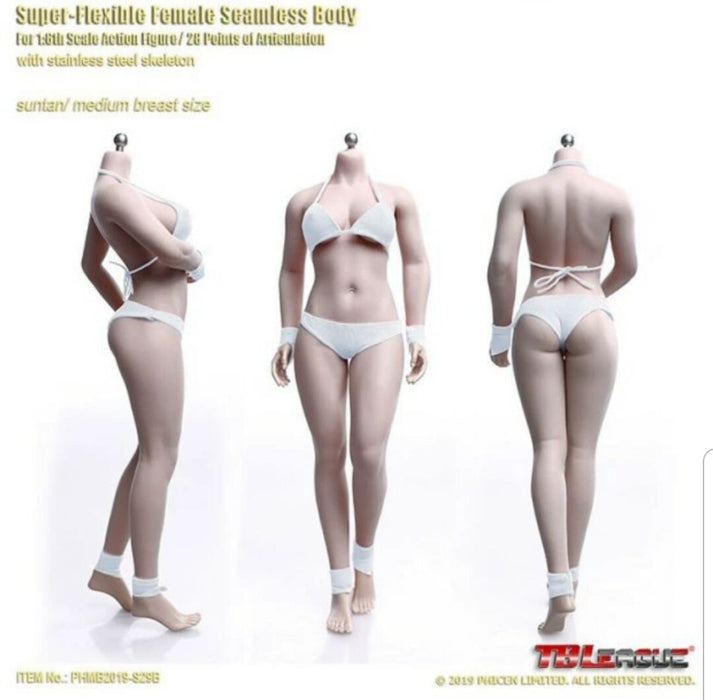 In-Stock 1/6 Scale TBLeague Phicen Buxom Female Seamless Body S28A S29B (No Head)