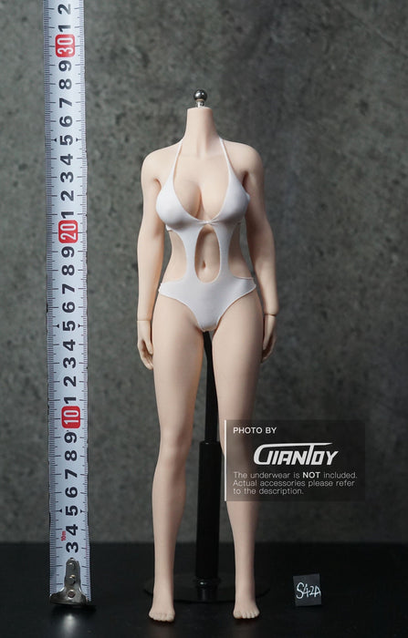 In-stock 1/6 TBLeague European Female Seamless Body Undetachable Feet S42A S43A (Censored)