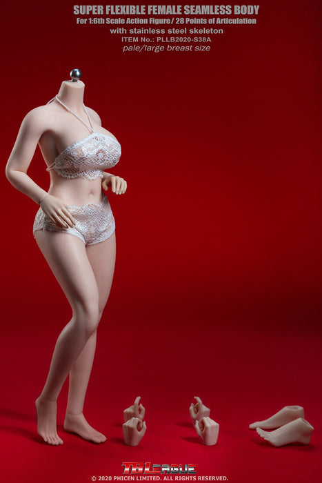 In-stock 1/6 TBLeague PLLB2020-S38 PLLB2020-S39 Plus Size Body W/ Head (Censored)