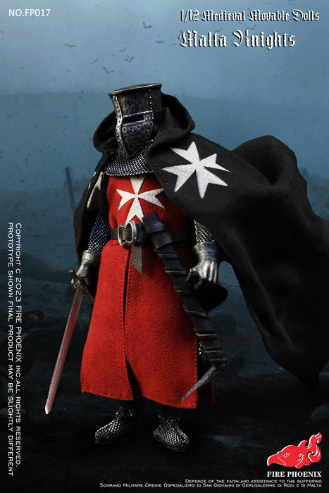 Pre-order 1/12 FIRE PHOENIX FP020 Malta Knights & Templar Knights Double Figure