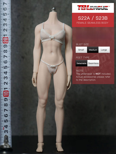 In-stock 1/6 TBLeague Phicen European Athlete S22A S23B Seamless Body (Censored)