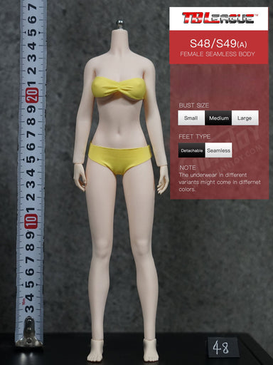 In-stock 1/6 TBleague PHMB2022 S48A S49A Seamless body