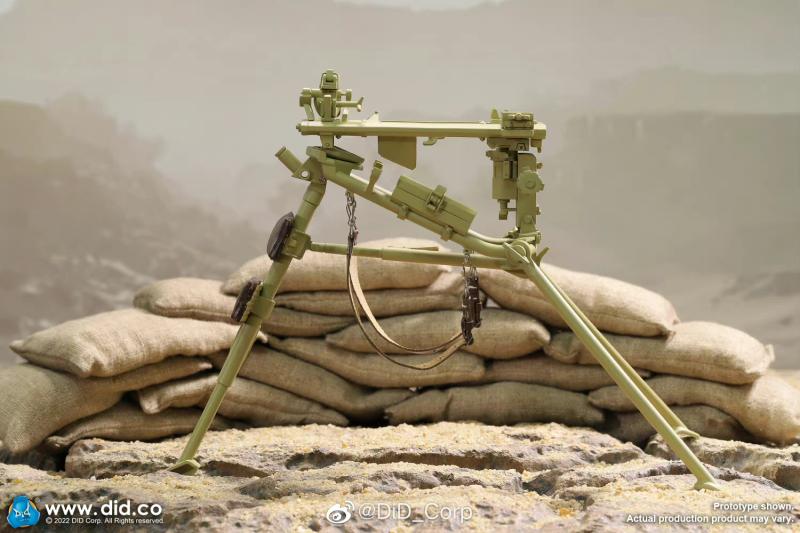 In-stock 1/6 DID E60069 Tripod For MG34 (Yellow/Green)