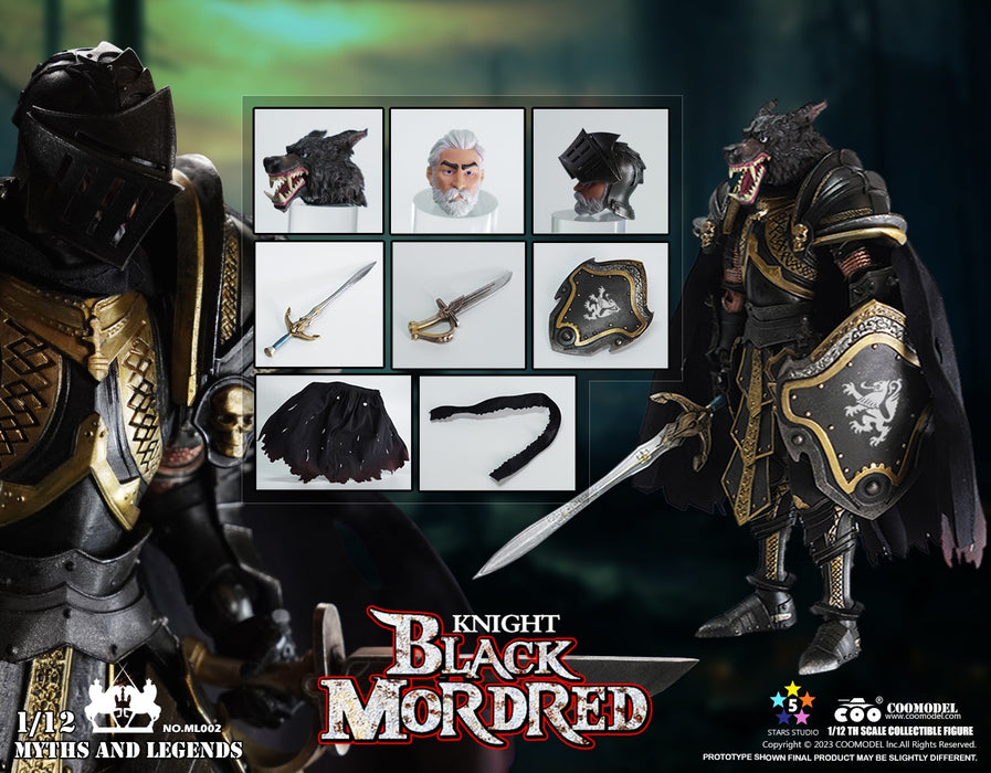 Pre-order COOMODEL 1/12 Myth and Legend ML001 King Arthur / ML002 Black Knight