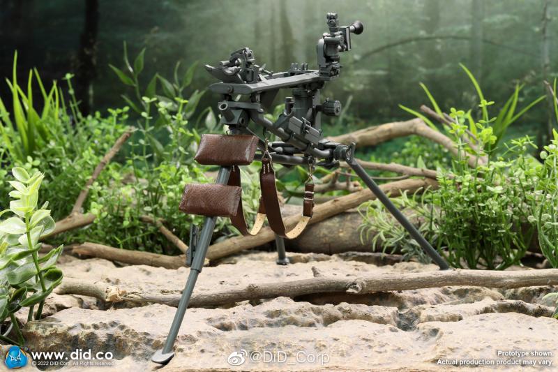 In-stock 1/6 DID E60069 Tripod For MG34 (Yellow/Green)