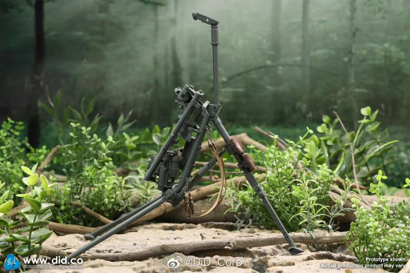 In-stock 1/6 DID E60069 Tripod For MG34 (Yellow/Green)