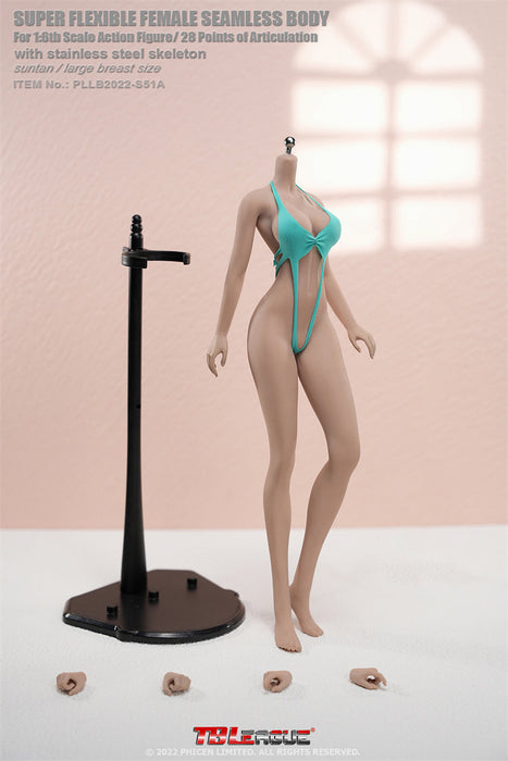In-stock 1/6 TBleague Tall Anime Body Style (Seamless Feet) PLLB2022-S50/51A (Censored)