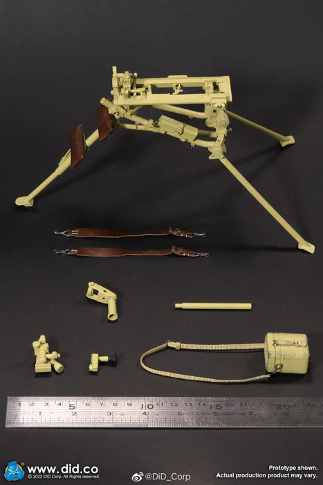 In-stock 1/6 DID E60069 Tripod For MG34 (Yellow/Green)