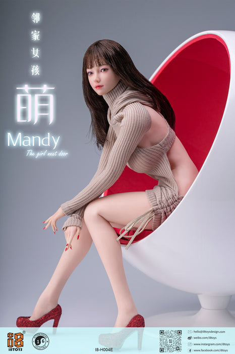 Pre-order 1/6 I8 TOYS I8-H004 Mandy Female head sculpt