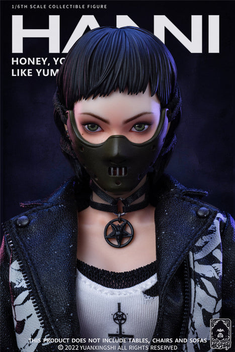 In-stock 1/6 YUANXINGSHI HSLX-001 Food Hunter Hanne Action Figure