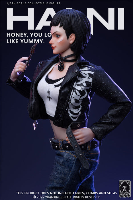 In-stock 1/6 YUANXINGSHI HSLX-001 Food Hunter Hanne Action Figure
