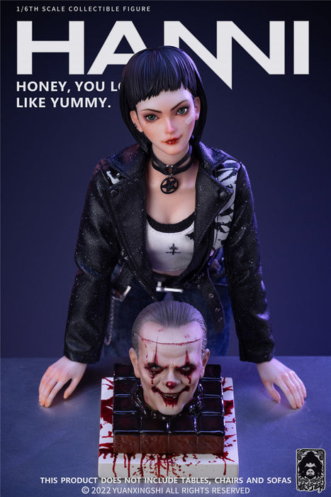 In-stock 1/6 YUANXINGSHI HSLX-001 Food Hunter Hanne Action Figure