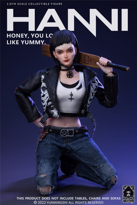 In-stock 1/6 YUANXINGSHI HSLX-001 Food Hunter Hanne Action Figure