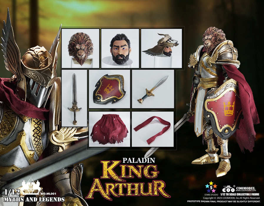 Pre-order COOMODEL 1/12 Myth and Legend ML001 King Arthur / ML002 Black Knight