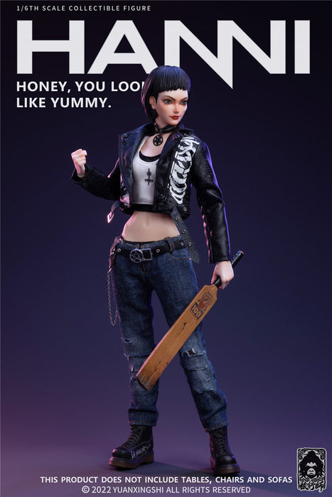 In-stock 1/6 YUANXINGSHI HSLX-001 Food Hunter Hanne Action Figure