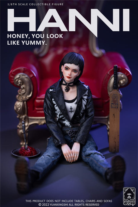 In-stock 1/6 YUANXINGSHI HSLX-001 Food Hunter Hanne Action Figure